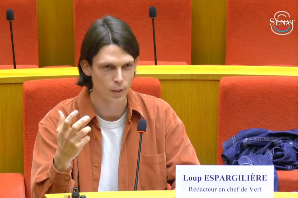 Vert auditionné par la commission d’enquête du Sénat sur les «zones grises de l’information»