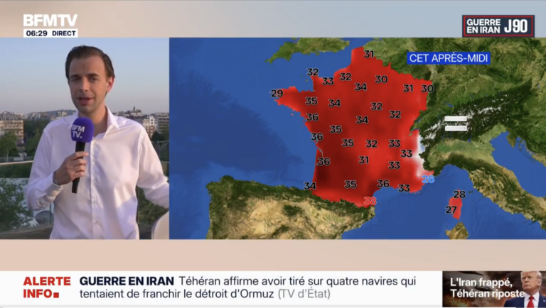 «Une vague d’insultes et de menaces» : en pleine canicule, les présentateurs météo harcelés par des climatosceptiques