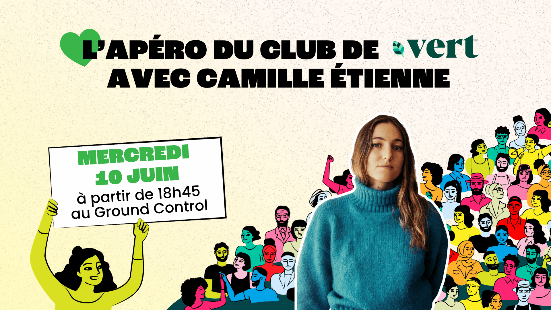 L'apéro du Club de Vert avec Camille Etienne — Vert
